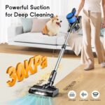 Cordless Vacuum Cleaner for Home, 8-in-1 Lightweight Stick Vacuum with 45Mins Runtime, Powerful Suction, Anti-Tangle, Rechargeable Cordless Vacuum for Hardwood Floor Carpet Pet Hair, N502 - Image 3