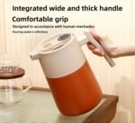 high-end black SUS316 Safe edible materials teapot, 64oz large capacity, Can display temperature, vacuum insulation, suitable for hot water, tea, coffee, drinks, ice cubes, etc. - Image 4