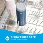 GROSCHE Alpine Flip n' Sip 20 oz Insulated Water Bottle - Stainless Steel, Leakproof Flask with Straw - Perfect for Gym, Travel & Outdoor Use - Keeps Water Cold up to 60 hrs - Cream White - Image 9
