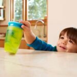 Munchkin Miracle 360 Toddler Sippy Cup, Spill Proof, Includes Sipper and Straw Grow with Me Lids, 10 Ounce, Tropical Swirl, Blue/Multi - Image 5