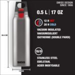 SIGG - Thermo Flask Hot & Cold ONE - Insulated Water Bottle - Tea Filter - Leakproof - BPA-Free - Stainless Steel - 17Oz - Image 3