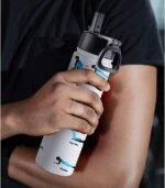 PYD Life 4 Pack Sublimation Blank Tumbler 22 OZ Sports Wide Mouth Stainless Steel Water Bottle Vacuum Flask with Straw and Portable Handle for Tumbler Press Machine Sublimation Print - Image 5