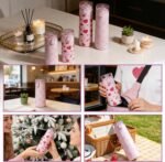 5oz Small Water Bottle with Straw, Gym Water Bottle with 3D Printed Pattern, Insulated Bottle for Hot&cold Drinks,360°leak-Proof for Student, Girl, School, Sports,Travel-Bow - Image 7