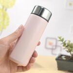 Small Water Bottle Mini Insulated Water Bottle for Hot and Cold Drinks Cute Stainless Steel Travel Coffee Mug Leak Proof Vacuum Flask 6.7 OZ/200 Ml (Pink) - Image 4