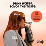 air up® water bottle (22 oz) for school, sports, gym | includes 5 scent pods & straw | flavored bottle in orange – also for kids, boys, girls | no calories, sugar-free and suitable for carbonation - Image 3