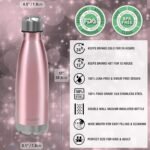 CHILLOUT LIFE Stainless Steel Water Bottle: 25 oz Double Wall Insulated Cola Bottle Shape for Cold and Warm Drinks, BPA Free Metal Sports Bottle - Image 4