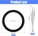 4pcs Black Bottle Seal O-Ring, Silicone Water Bottle Seals Rings Lid Leak-Proof Gaskets Replacement Accessories for Thermos FUNTAINE 16 Ounce Stainless Steel Vacuum Insulated Parts - Image 3