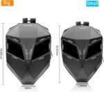Crelander LED Motorcycle Backpack,17inch Knight Backpack with DIY Programmable Display Screen, 3D Waterproof Hard Shell Helmet Bag Laptop Storage Daypack for Riding Traveling - Image 3
