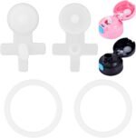 2 Pack Replacement Leak Stopper Compatible with Thermos Funtainer 16 Oz, Bottle Lid Seal Plug Replacement Parts for Vacuum Insulated Bottle - Image 2