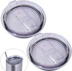 2 Pcs 3.64 INCH Tumbler Lids, Replacement Lids for Tumbler Travel Cup - Image 2