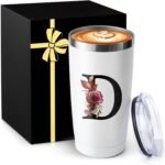 20 Oz Insulated Coffee Cup with Lid Car Tumbler Travel Mug Cool Grandma Gifts Grandmother Nana Glamma Yaya Abuela Abuelita Mamaw Memaw Mimi Nonna Granny Oma Meme Christmas Xmas Monogrammed Present - Image 2
