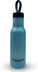 20 Oz Plastic Water Bottle - Eco-Friendly Reusable Bottle - Water Bottles BPA Free, Lightweight & Durable Leakproof Lid - Sustainable Bottle Sports & JYM Use (Blue) - Image 2