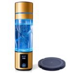 2026 Premium Hydrogen Water Bottle Generator 5000 PPB, 10 fl oz, Wireless Charging Pad, 2200mAh Battery, UV Light, SPE PEM Technology for Skin Hydration & Wellness - Image 2