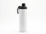 20oz Stainless Steel Water Bottle – Leakproof Flip Lid with Carry Handle – Reusable Metal Sports Bottle for Gym, Fitness, Travel, Office & Daily Hydration. - Image 2