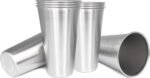 24OZ 8pack Stainless Steel Pint Cups Shatterproof Cup Unbreakable Tumblers -Metal Cups - Stackable Durable cup，Chilling Beer Glasses, for Travel, Outdoor, Camping, Everyday，Restaurant - Image 2
