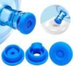 3 & 5 Gallon Water Jug Cap Reusable - Water Bottle Caps Fits 55mm Bottles,Silicone Non- Spill Lids for Anti-Splash (3 Pack) - Image 2