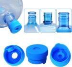 3 Pack 3 and 5 Gallon Water Jug Cap, Upgrade Silicone Reusable Replacement Caps, Non Spill Lids for 55mm Standard/Screw/Crown Tops Water Bottle - Image 2