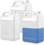 3 Pcs 1 Gallon Plastic Jug with Lids Water Storage Containers Reusable Empty Square Liquid Jar for Milk Water Beverage Oil Sauces Detergent Cleaning Solution Home Camping Outdoor - Image 2