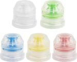 30PCS 28mm Push Pull Cap, Replacement Water Bottle Flip Tops with Seal Tab for Smart Bottles or Soda Water Bottles - Image 2
