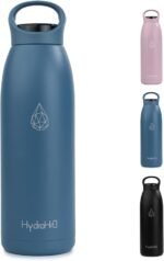32 oz Insulated Water Bottle Stainless Steel, Vacuum Flask BPA-Free Leakproof Double Wall Metal Bottle, Keeps Cold 24H Hot 12H, Durable Sports Thermos for Men & Women, Gym, Office & Travel, Blue - Image 2