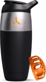 32oz Stainless Steel Protein Shaker Bottle – Leak-Proof Metal Shaker Cup with Snap-Fit Agitator for Smooth, Clump-Free Shakes – BPA-Free, Odor Resistant, Easy to Clean - Image 2