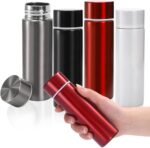4 Pack Mini Stainless Steel Water Bottles, 4 Oz Small Insulated Purse Pocket Water Bottle, Portable Slim Leak-proof Hot Cold Drink Flask for Travel, Sport, Camping - Image 2