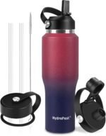 40oz Water Bottles Insulated with Straw,Leak Proof Water Bottles Fit in Car Cup Holder，Mens Water Bottle Stainless Steel for Gym,Hiking,Travel，Sport,Bpa free - Image 2