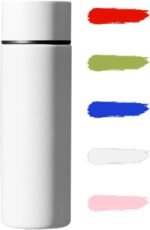 5 oz Mini Water Bottle Cute Water Bottle - Insulated Stainless Steel Bottle - Keeps Cold for 12 hours, Hot for 6 hours - White - Image 2