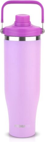 50 oz Stainless Steel Water Bottle with Spout Lid & Handle, Insulated Large Hydration Bottle for Cold & Hot Drinks, Leak-Proof Metal Tumbler for Travel, Gym, and Outdoor - Image 2