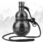 500ml Gourd Water Bottle, Retro Style Vacuum Insulated Cup, 316 Stainless Steel Double Wall Flask for Hot & Cold Drinks, Leakproof Travel Bottle for Hiking, Office, and Daily Use - Image 2