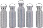 800ML Copper Water Bottle​ ​One-Click Open Lid​ ​Thermal Insulation ​Leakproof Sports Bottle​ Anti-Slip Silicone Base​ (copper plating, 800 ml) - Image 2
