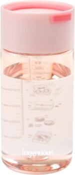 9 oz Tritan Colored Water Bottle,Infuser Small Water Bottle,Lightweight,Resuable,Leak Proof,Wide Opening,Cute and Clear(Light Pink) - Image 2