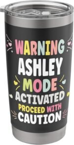 ASHLEY Personalized Women's Gift Custom ASHLEY Stainless Steel Insulated Tumbler - Image 2