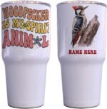 Adorable Woodpecker Lover Tumbler for Coworkers and Friends Customized Name Tumbler Personalized With Lid Engraved 30oz with Lid - Image 2