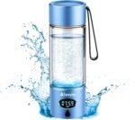 Aiwaylar Hydrogen Water Bottle - Portable, Rechargeable, LED Timer,3 Work Mode, Aluminum and Glass,360ML,Hydrogen Water Ionizer Machine with PEM/SPE Technology, Suitable for Office,Home,Gym Outdoor - Image 2