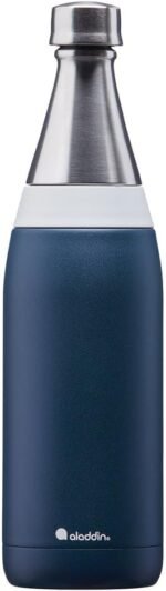 Aladdin Fresco Thermavac Stainless Steel Water Bottle 0.6L Deep Navy – Leakproof - Keeps Cold for + 10 Hours - BPA-Free - Dishwasher Safe - Reusable Thermos Flask with Durable Finish - Image 2