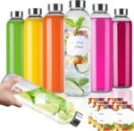 Alotpower Juicing Bottles Reusable Glass 24oz 6Pack, Empty Glass Bottles for Juicing, Milk, Smoothie, Beverage (24fl.oz/720ml, Set of 6) - Image 2