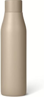Amazon Basics Insulated Stainless Steel Water Bottle, 20 oz., BPA-Free, Linen Gray - Image 2