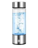 Aqua Vital Hydrogen Water Bottle 2026 Generator 16 oz/470 ml SPE-PEM Ionized H₂ Hydration Bottle USB-C Rechargeable Glass Flask with Auto Shut-Off Portable Sports & Travel Hydrogenated Water Machine - Image 2