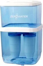 Avanti ZeroWater Refillable Filtered Water Cooler Bottle Kit Top Loading Water Cooler Water Dispenser with Ionic Filtration System, Includes TDS Meter, Blue - Image 2