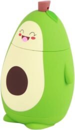 Avocado Water Bottle, Cartoon Avocado Glass Double Layer Cute Water Cup Portable Girl Drinking Cup Gifts with Portable Carrying Rope Avocado Water Bottle - Image 2