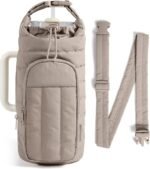 BAGSMART Water Bottle Holder Bag with Strap, 40/32 oz Crossbody Bag Gym Accessories, Sling Purses for Women - Image 2