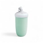 BESO VIDA No-Spill Silicone Water Bottle – 17oz Smart Valve Leakproof Cup, BPA-Free, Controls Flow for Kids & Adults, Hot & Cold Drink Safe, Dishwasher, Microwave & Freezer Friendly (Mint Green) - Image 2