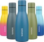BJPKPK 12oz Water Bottles Stainless Steel Double Wall Vacuum Insulated Small Water Bottles for Travel,Sea Blue - Image 2