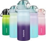 BJPKPK 18oz Insulated Water Bottle with Straw Stainless Steel Double Wall Water Bottles BPA Free Leak Proof Thermal Flask with Lockable Flip Lid and Soft Silicone Spout,Ocean Dream - Image 2