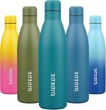 BJPKPK 25oz Insulated Water Bottle Double Wall Vacuum Insulated Stainless Steel Water Bottles for Spots Keep Cold and Hot,Lake Blue - Image 2
