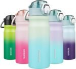 BJPKPK Insulated Water Bottle 18oz Stainless Steel Water Bottles with Straw and Carry Handle Double Wall Metal Thermal Flask,Mint - Image 2