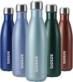 BJPKPK Stainless Steel Water Bottle 17Oz Double Wall Vacuum Insulated Bottle,Magnetite Turquoise - Image 2