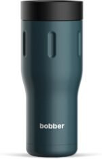 BOBBER 16 oz Stainless Steel Coffee Travel Mug – Leak-Proof, Spill Proof, Vacuum Insulated Coffee Tumbler for Car, Men – Dishwasher Safe Mug, Fits Car Cup Holder, Keeps Hot for 8 Hours (Teal) - Image 2