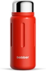 BOBBER 26 oz Stainless Steel Heavy Duty Thermo Flask with Removable Tea Infuser – Keeps Hot 28 Hours, Cold 42 Hours – Rugged, Leak-Proof, Dishwasher Safe Vacuum Insulated Bottle (Red) - Image 2
